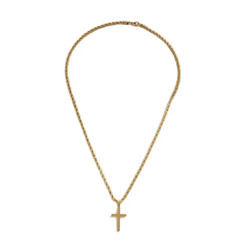 Cadena Acero Oro