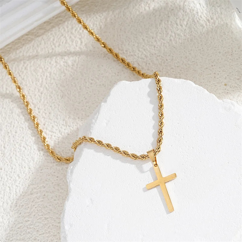 Cadena Acero Oro