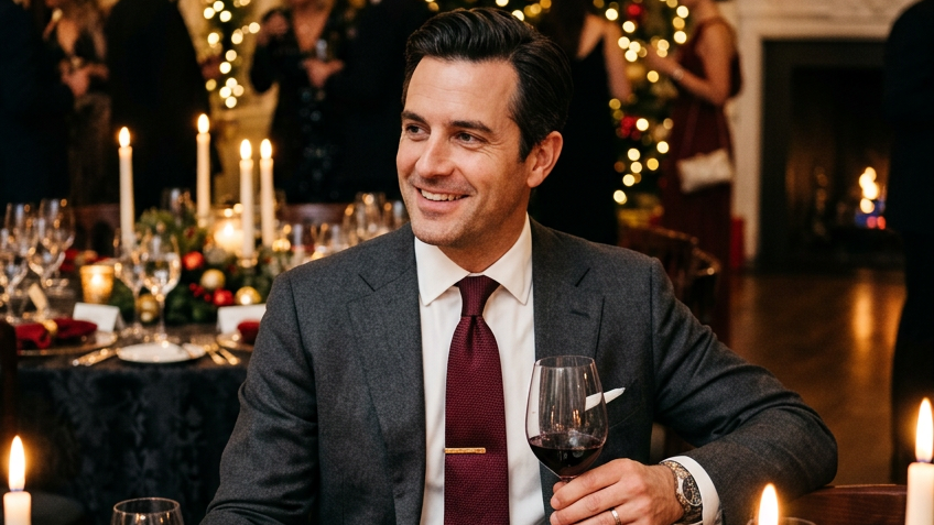 Qué corbata llevar a la cena de empresa de Navidad (y a las celebraciones de fin de año)