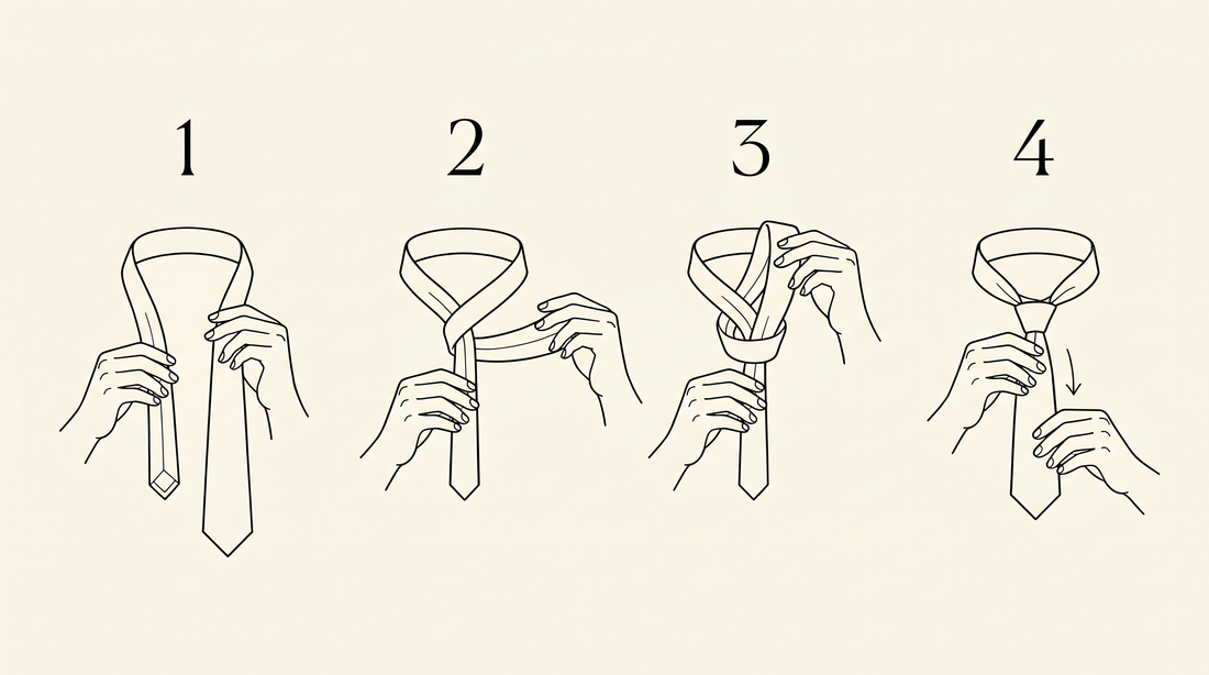 Illustrated Guide to the Most Popular Tie Knots