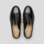 Zapato castellano de hombre negro de piel