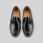 Zapato castellano de hombre negro de piel