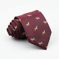 Corbata Caballos Roja