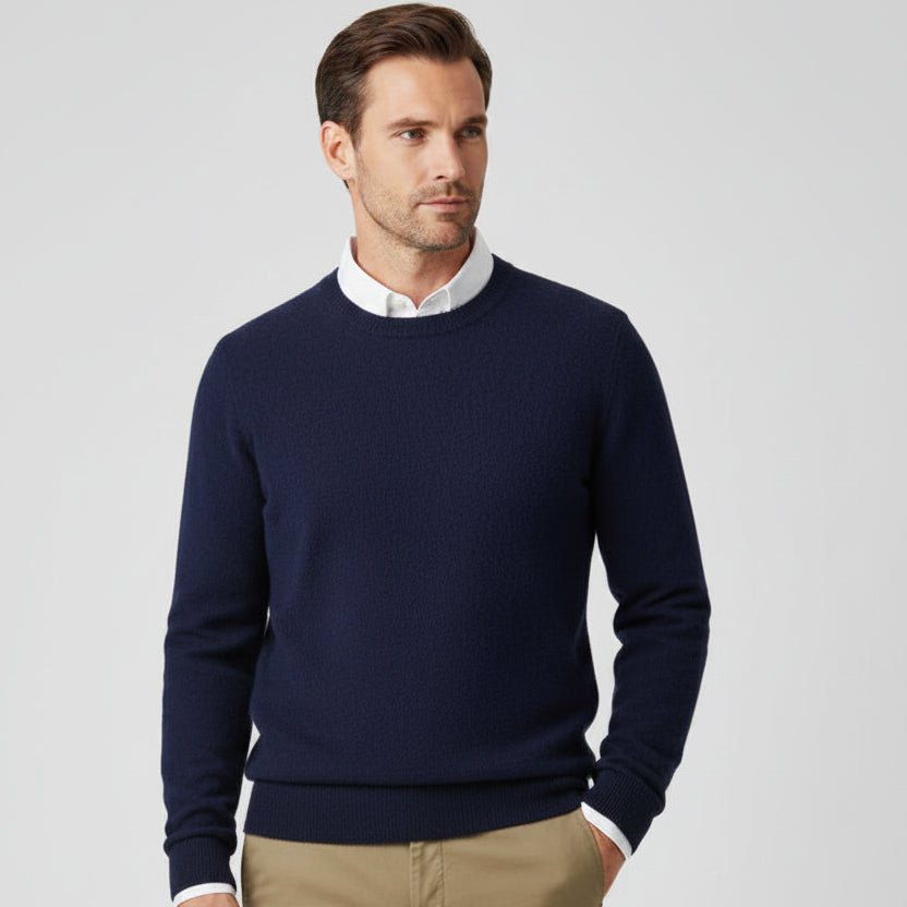 Jersey Azul Marino Mink Cashmere