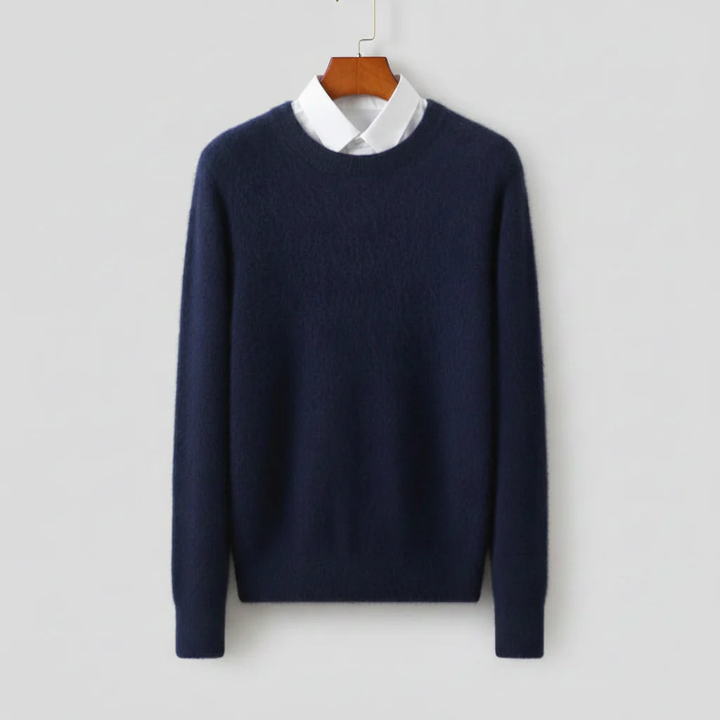 Jersey Azul Marino Mink Cashmere