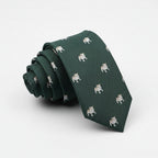 Green Bulldog Tie