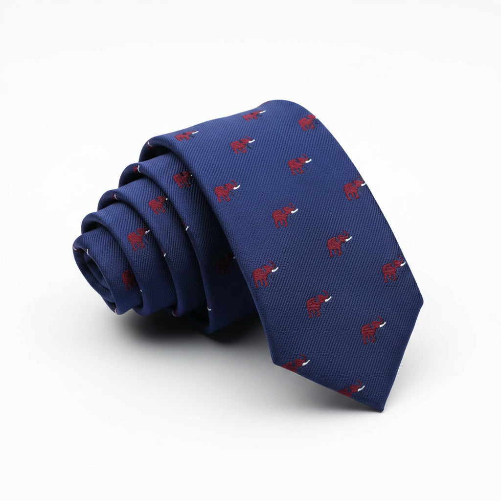 Corbata Colmillos Azul