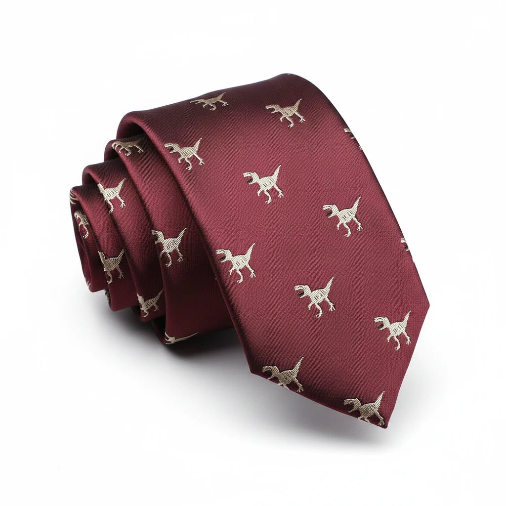 Corbata TRex Roja