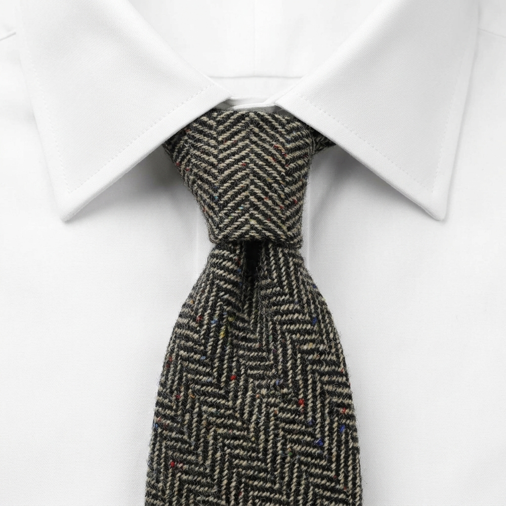 Banff Corbata de Lana estilo camisa