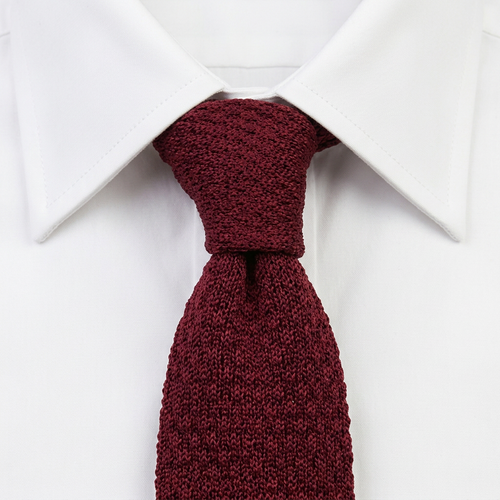 Aosta Corbata de Punto estilo camisa