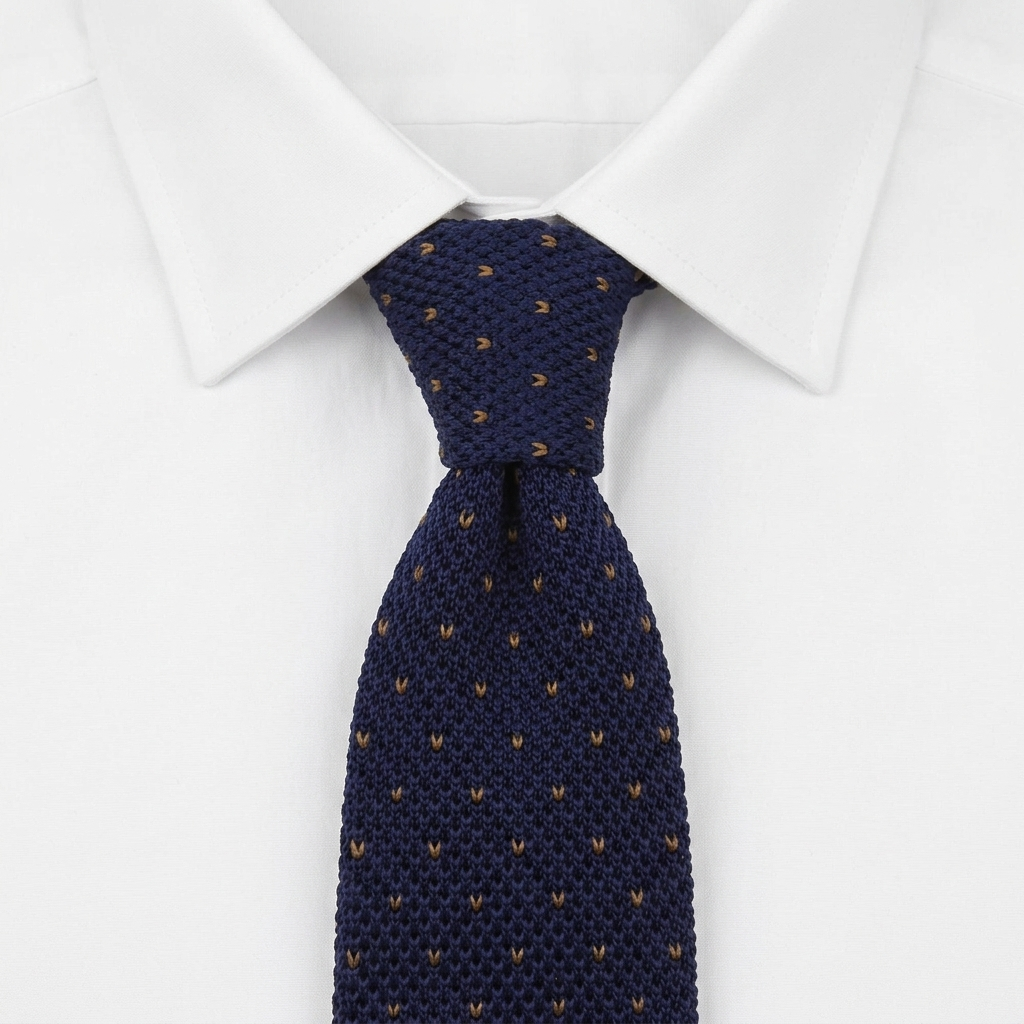 Ferrara Corbata de Punto estilo camisa
