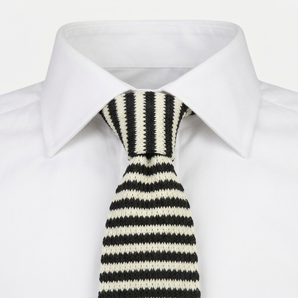 Taranto Corbata de Punto estilo camisa