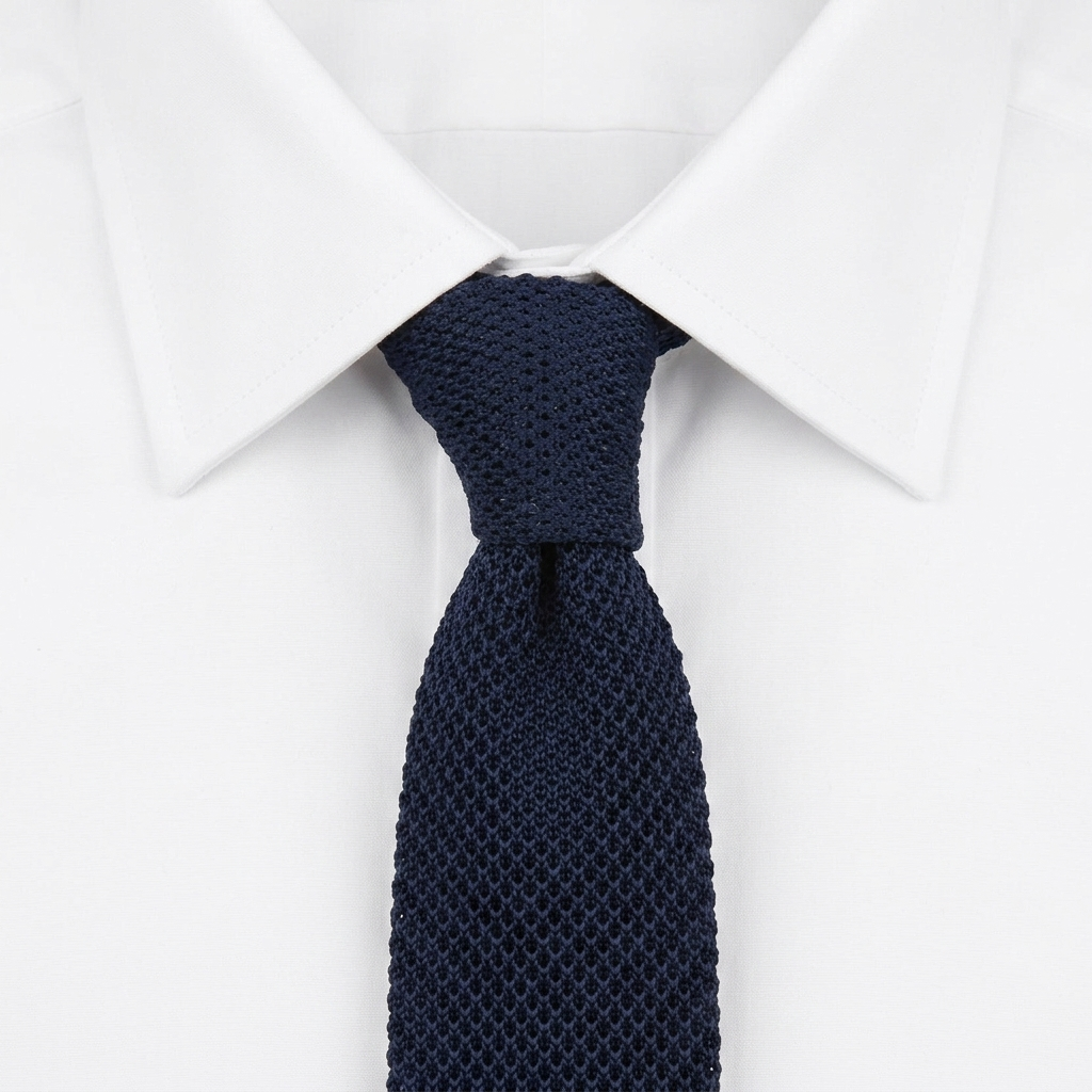 Albano Corbata de Punto estilo camisa