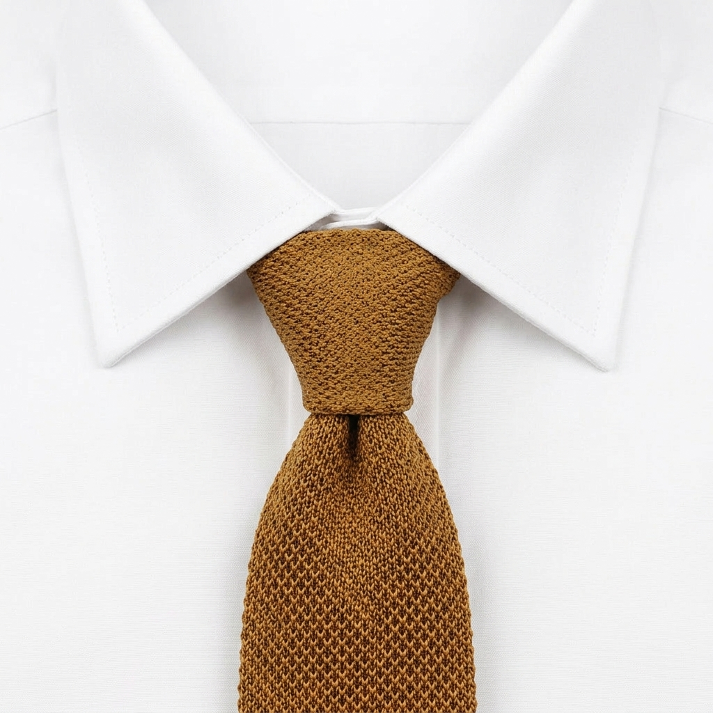 Bardolino Corbata de Punto estilo camisa