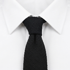 Bobbio Corbata de Punto estilo camisa