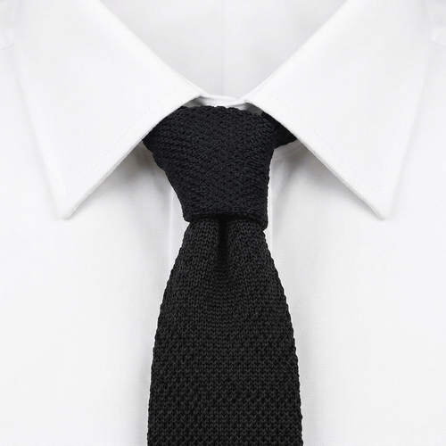 Bobbio Corbata de Punto estilo camisa