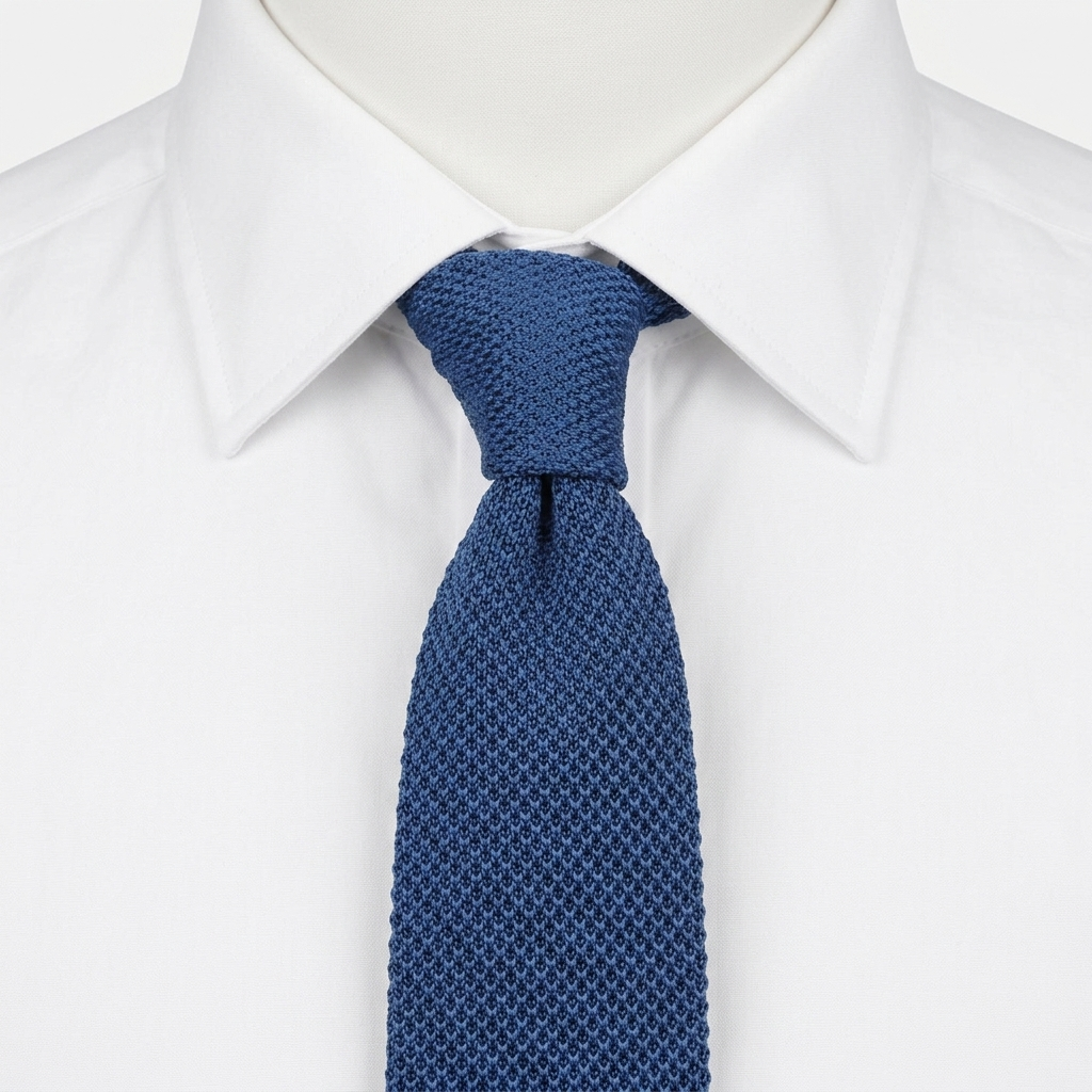 Bologna Corbata de Punto estilo camisa
