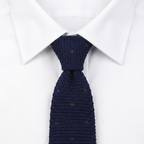 Fossano Corbata de Punto estilo camisa