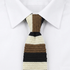 Gerace Corbata de Punto estilo camisa