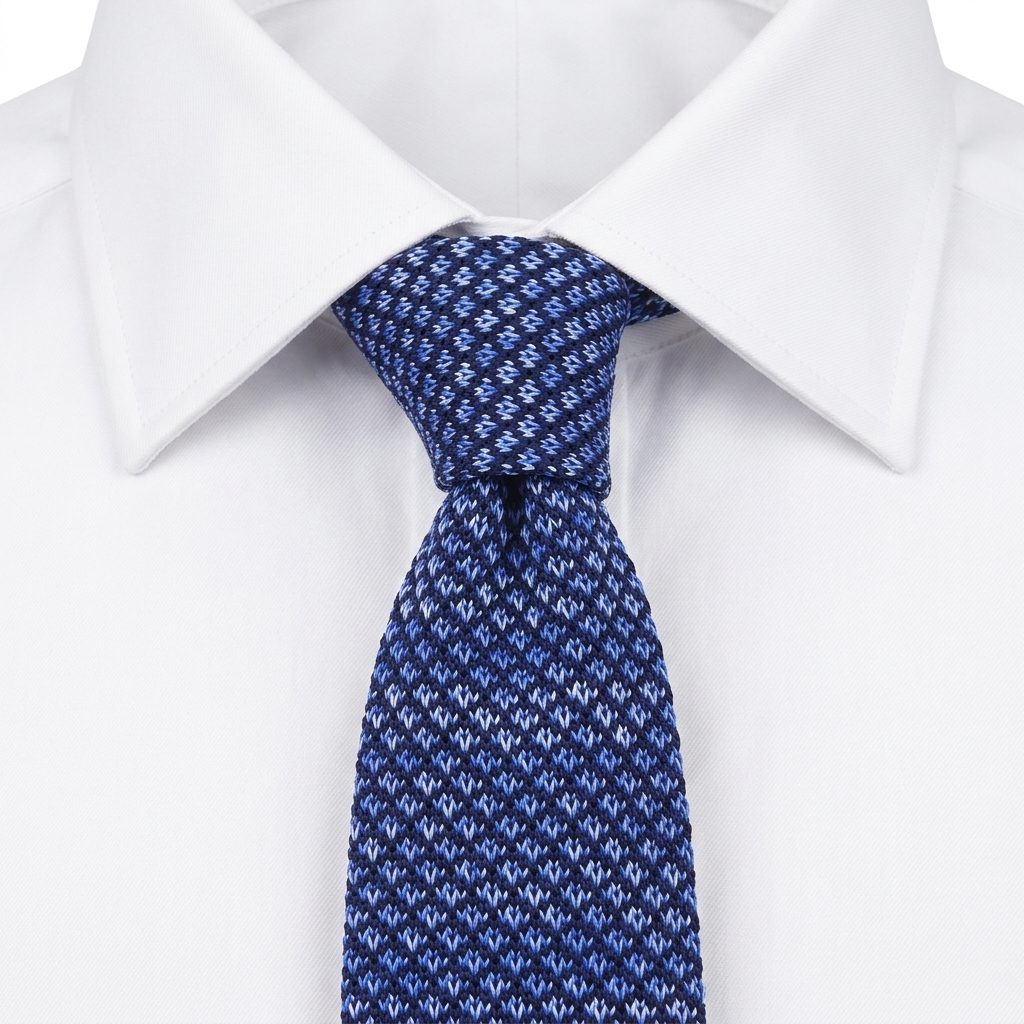 Greve Corbata de Punto estilo camisa