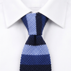 Lerici Corbata de Punto estilo camisa