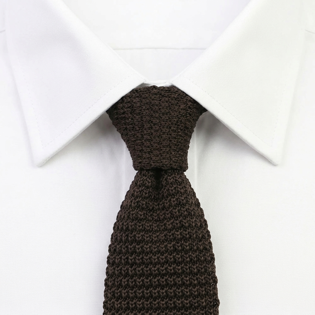 Lanciano Corbata de Punto estilo camisa