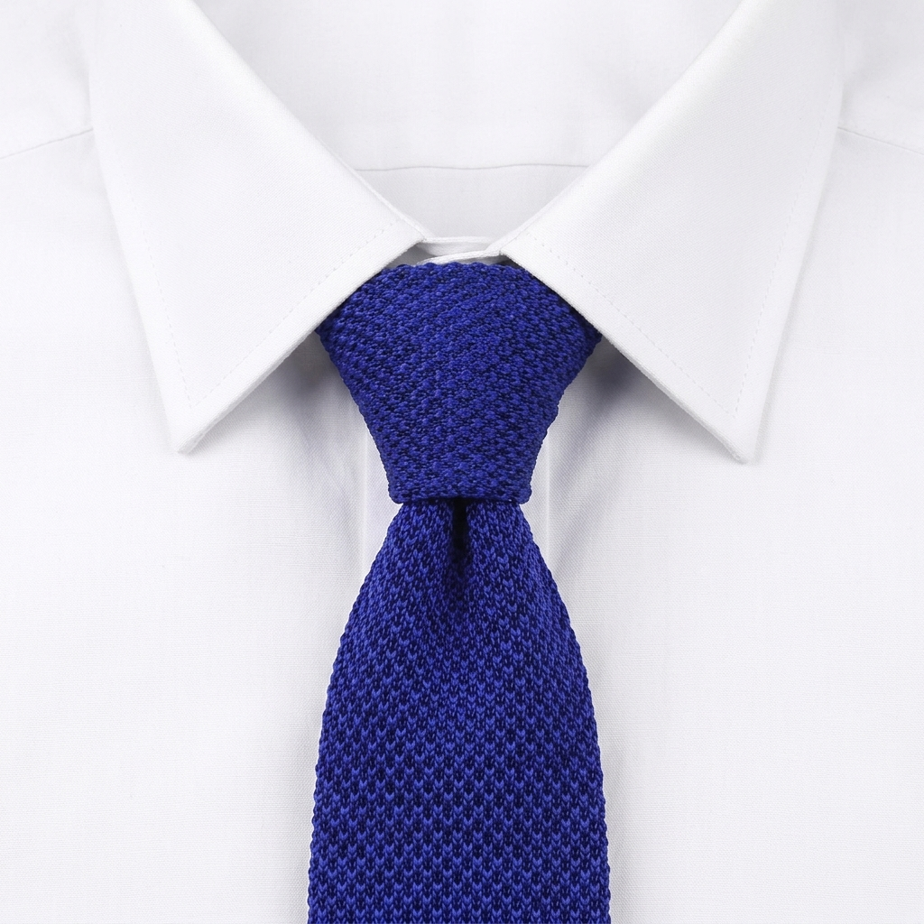 Macerata Corbata de Punto estilo camisa