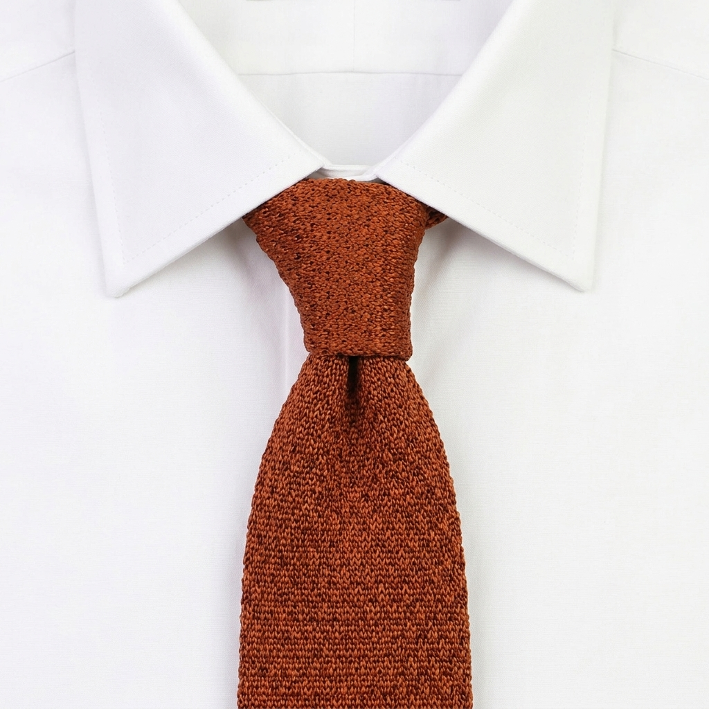 Melfi Corbata de Punto estilo camisa