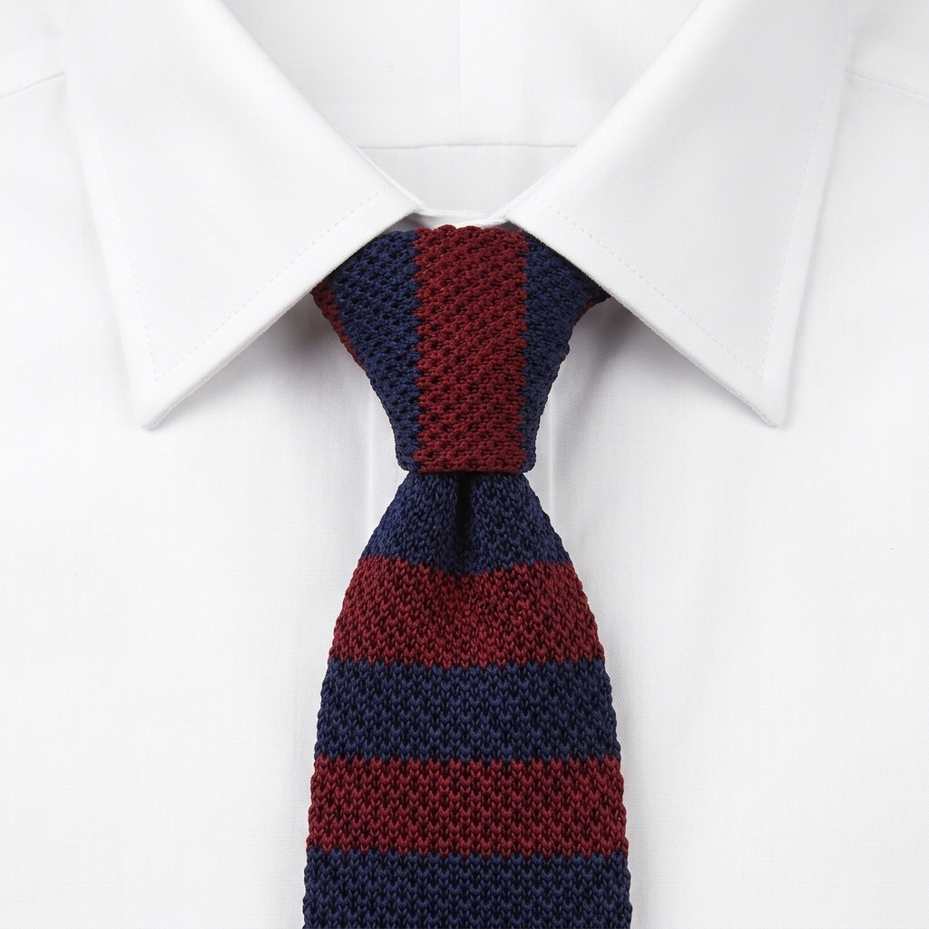 Ostuni Corbata de Punto estilo camisa