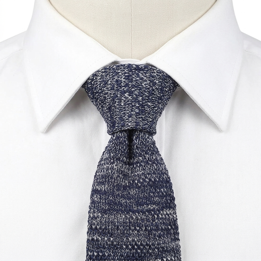 Pennabilli Corbata de Punto estilo camisa