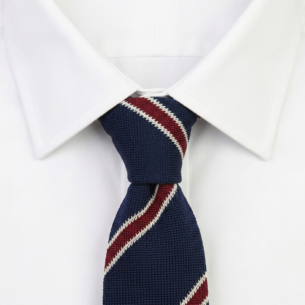 Pontremoli Corbata de Punto estilo camisa