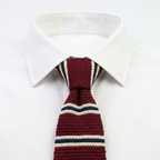 Apollo Corbata de Punto estilo camisa