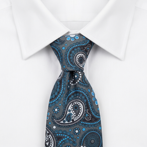 Agrigento Corbata Paisley estilo camisa