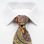 Tarquinia Corbata Paisley estilo camisa