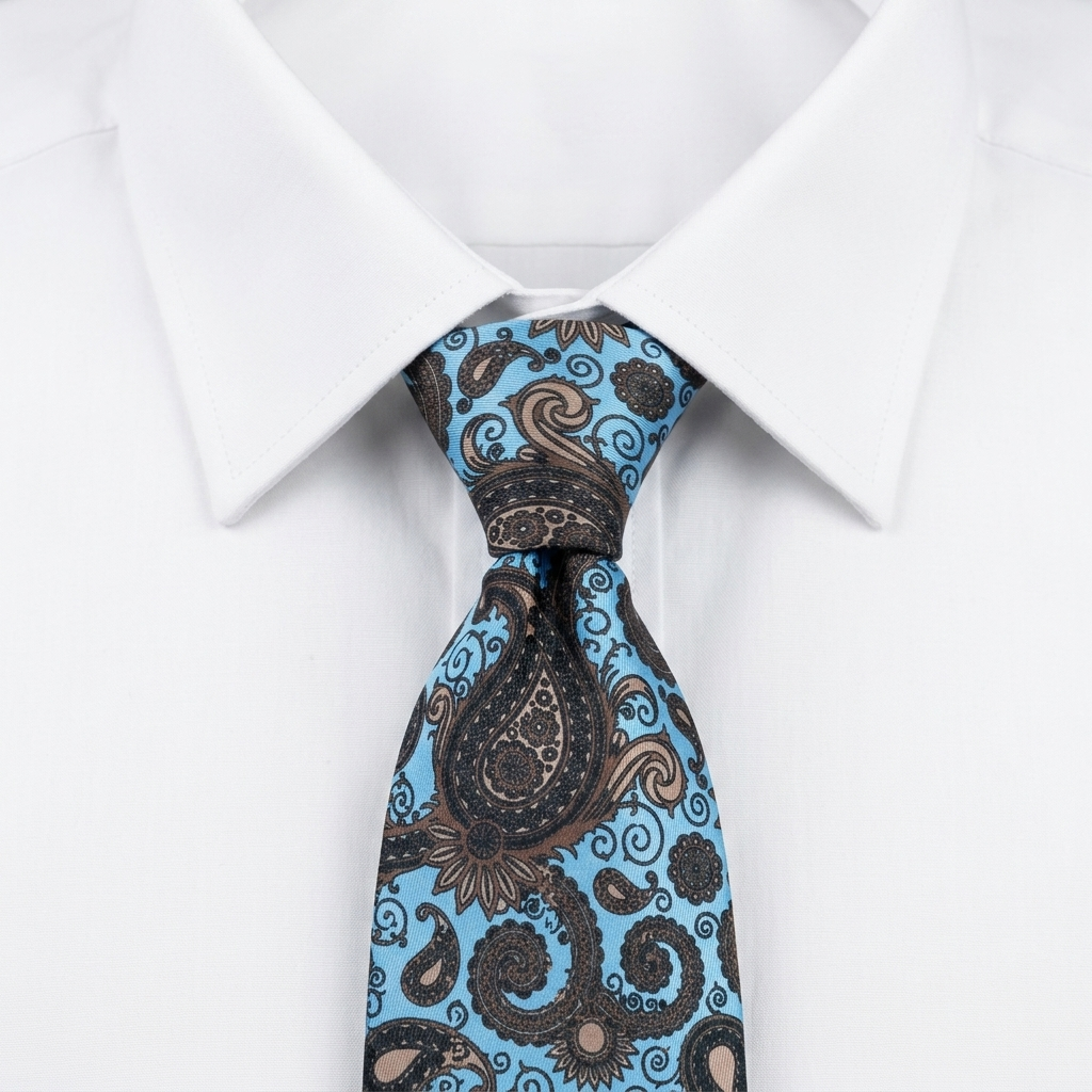 Muggia Corbata Paisley estilo camisa