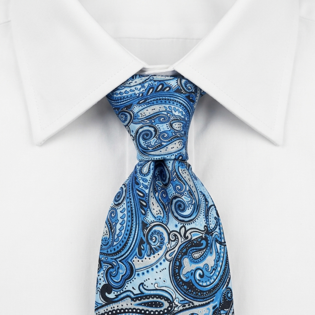 Gorizia Corbata Paisley estilo camisa