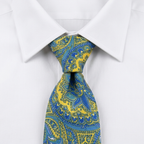 Biella Corbata Paisley estilo camisa