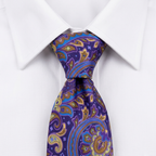 Campobasso Corbata Paisley estilo camisa