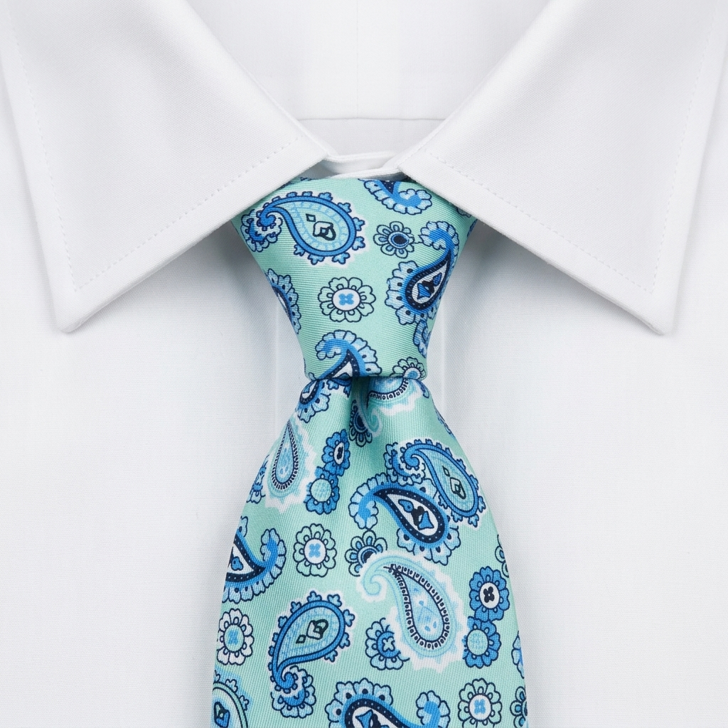 Scicli Corbata Paisley estilo camisa