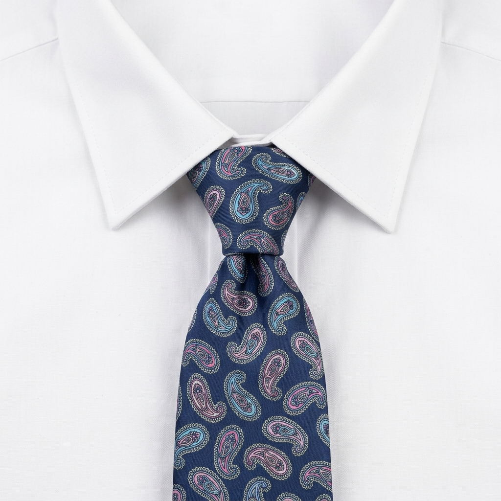 Chioggia Corbata Paisley estilo camisa