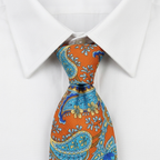 Albenga Corbata Paisley estilo camisa
