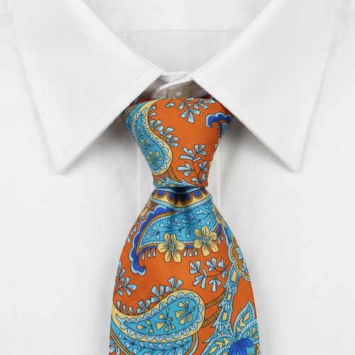 Albenga Corbata Paisley estilo camisa
