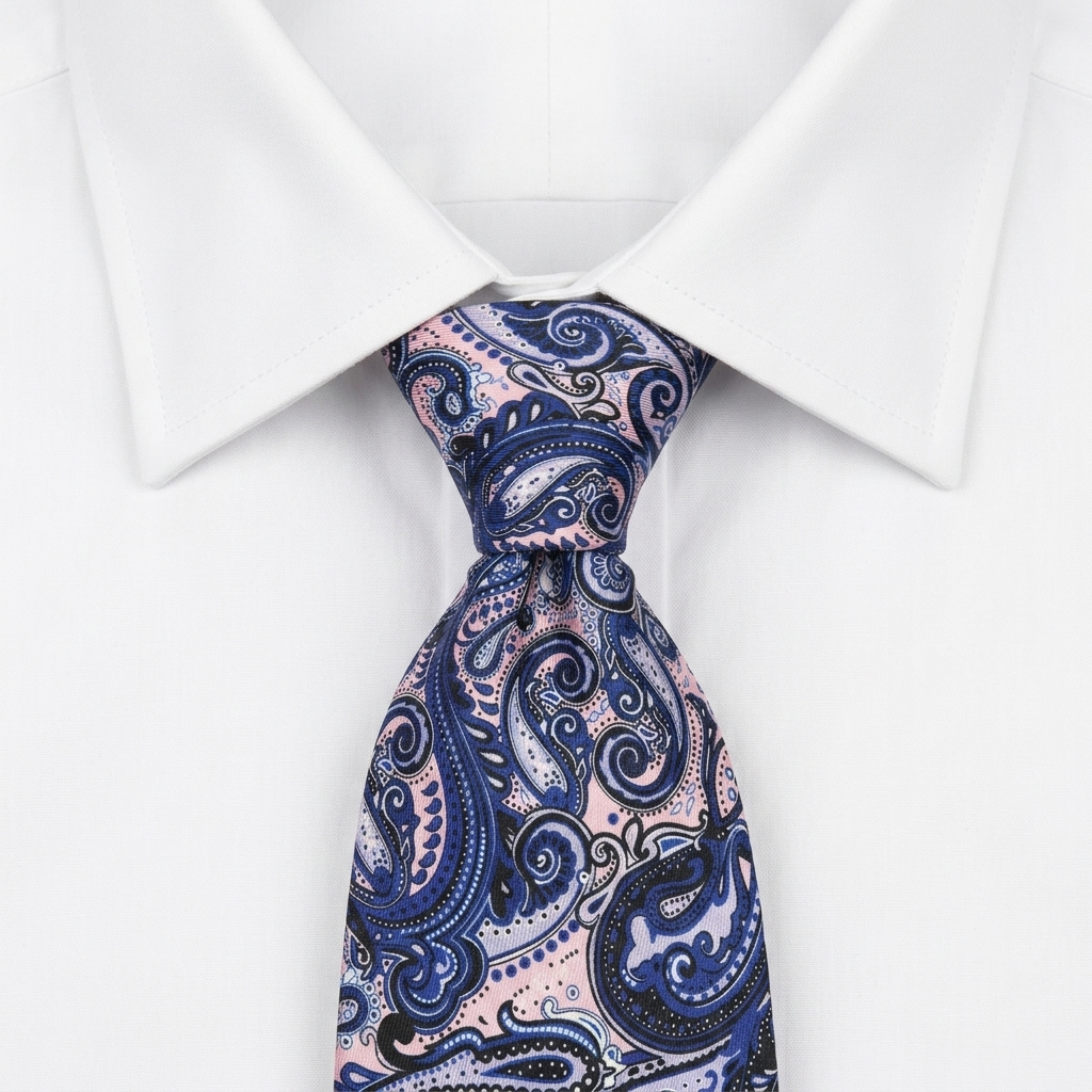 Molfetta Corbata Paisley estilo camisa
