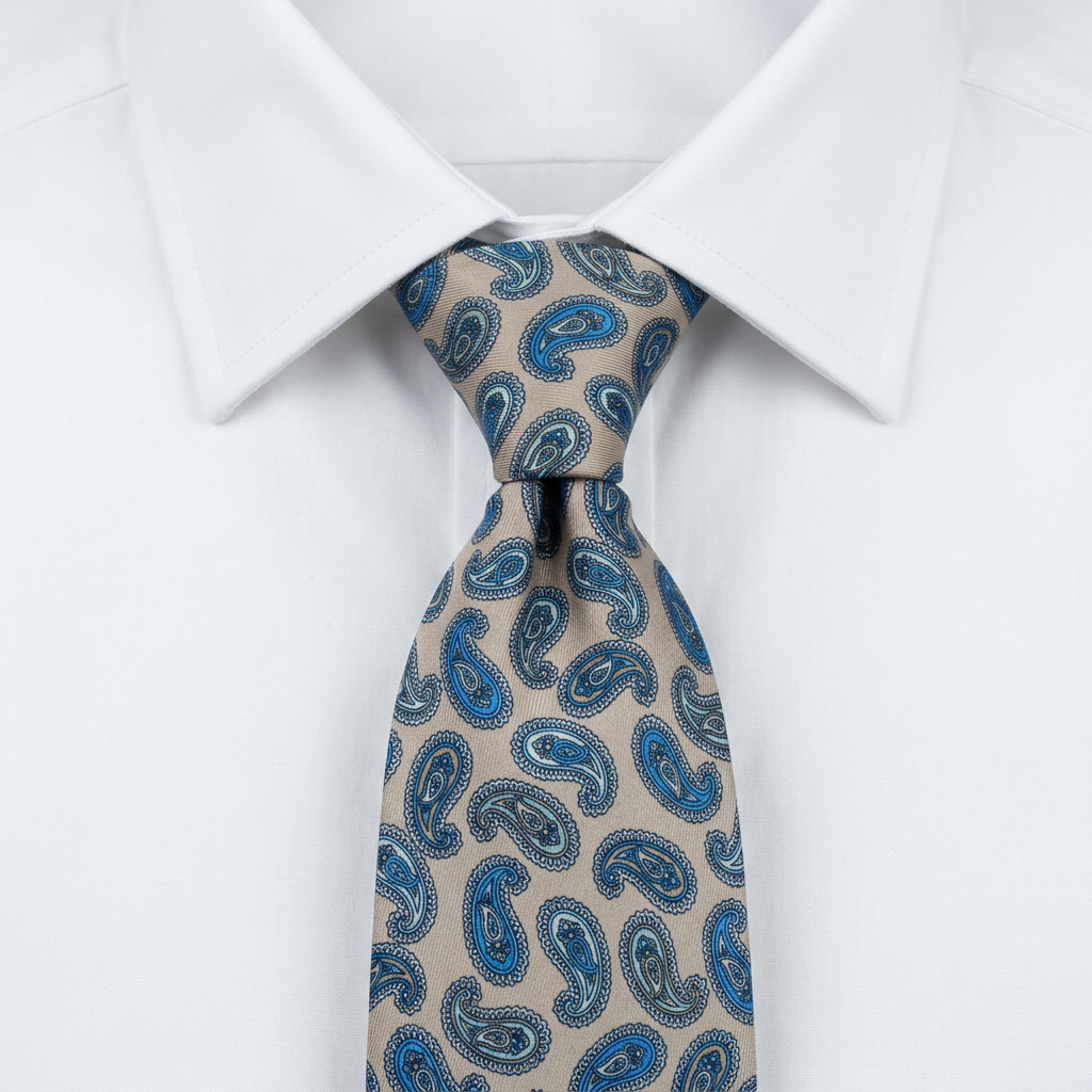 Jesi Corbata Paisley estilo camisa