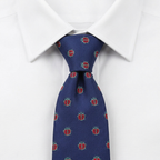 Corbata Ladybug Azul estilo camisa