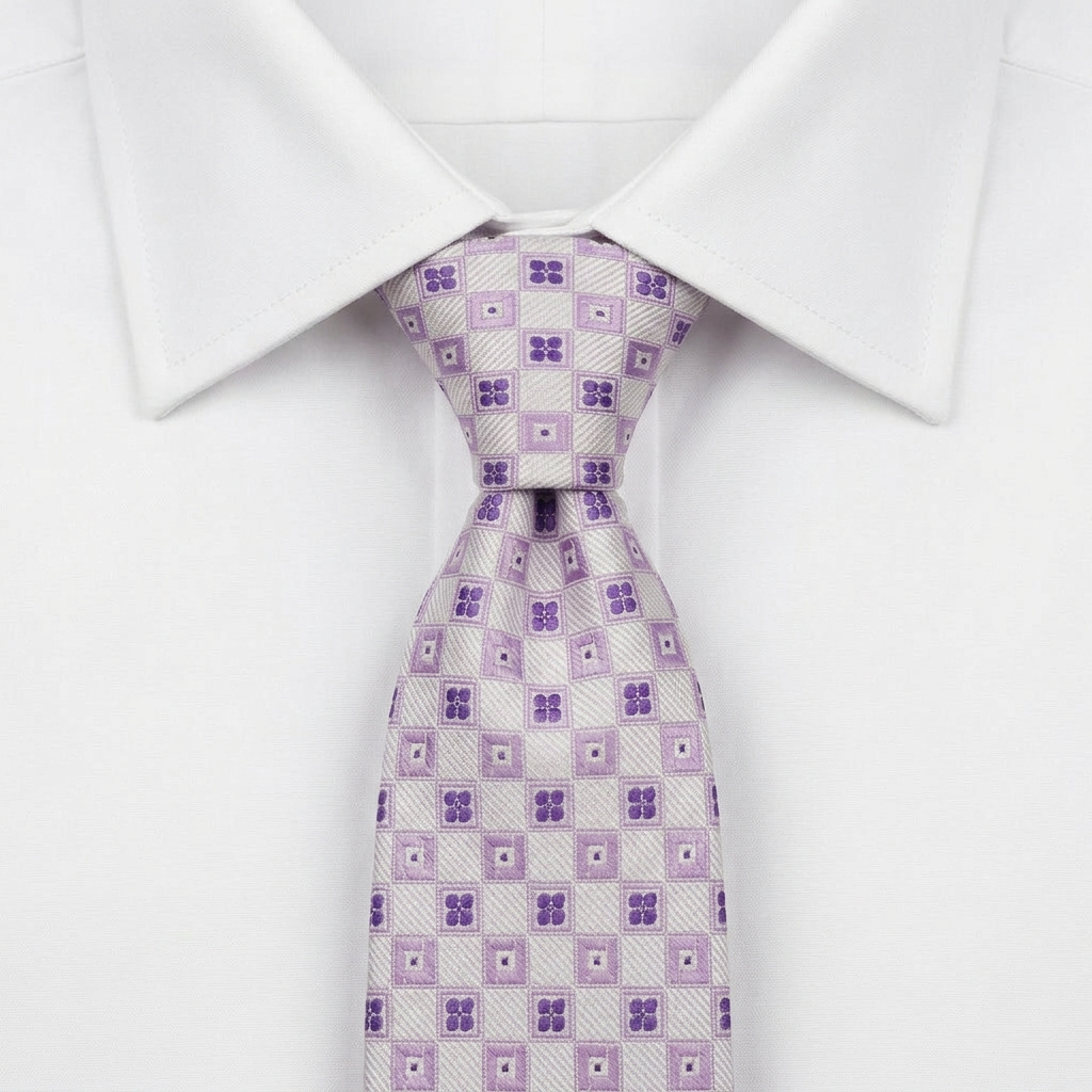 Chiusi Corbata estilo camisa
