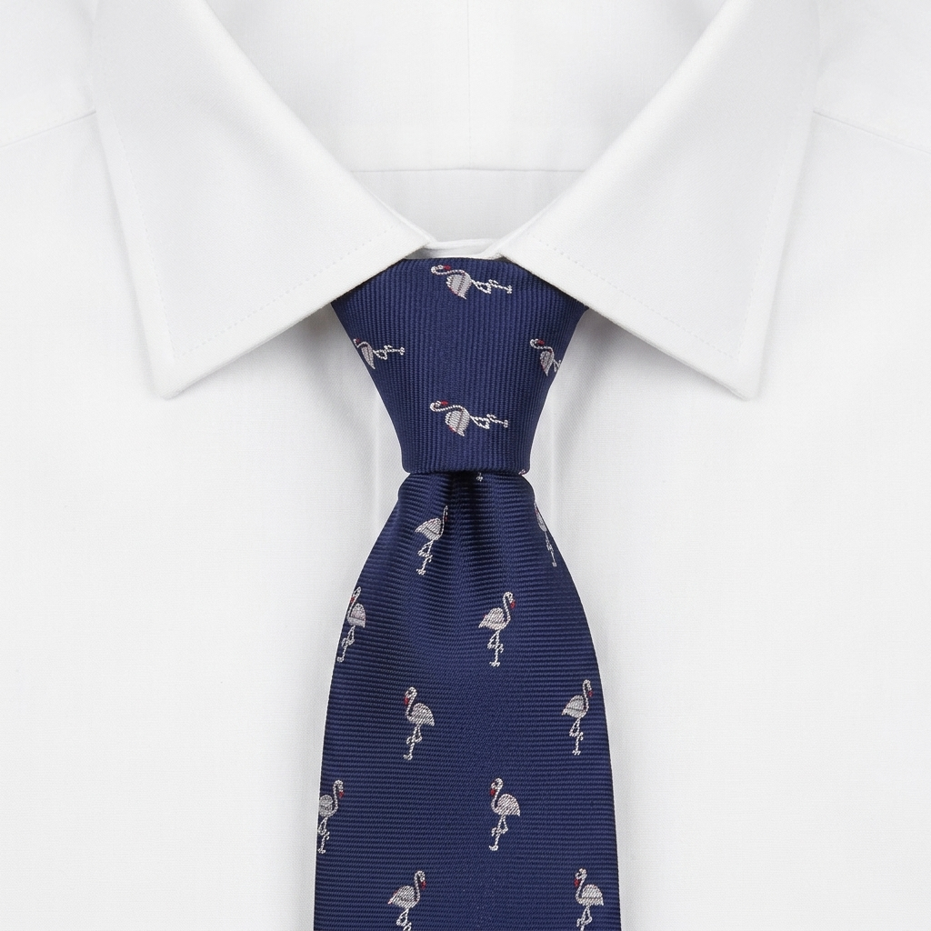 Corbata Flamencos estilo camisa