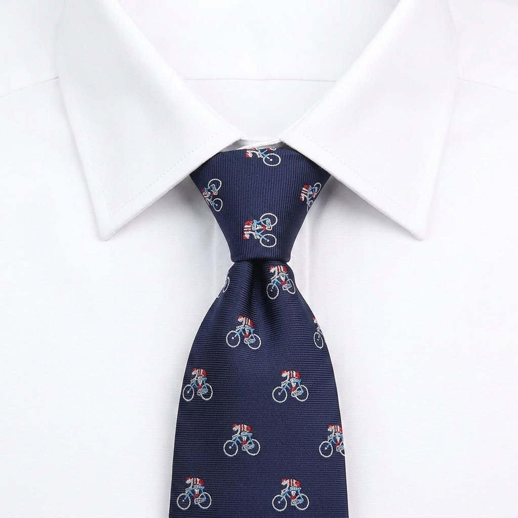 Corbata Bicicletas estilo camisa