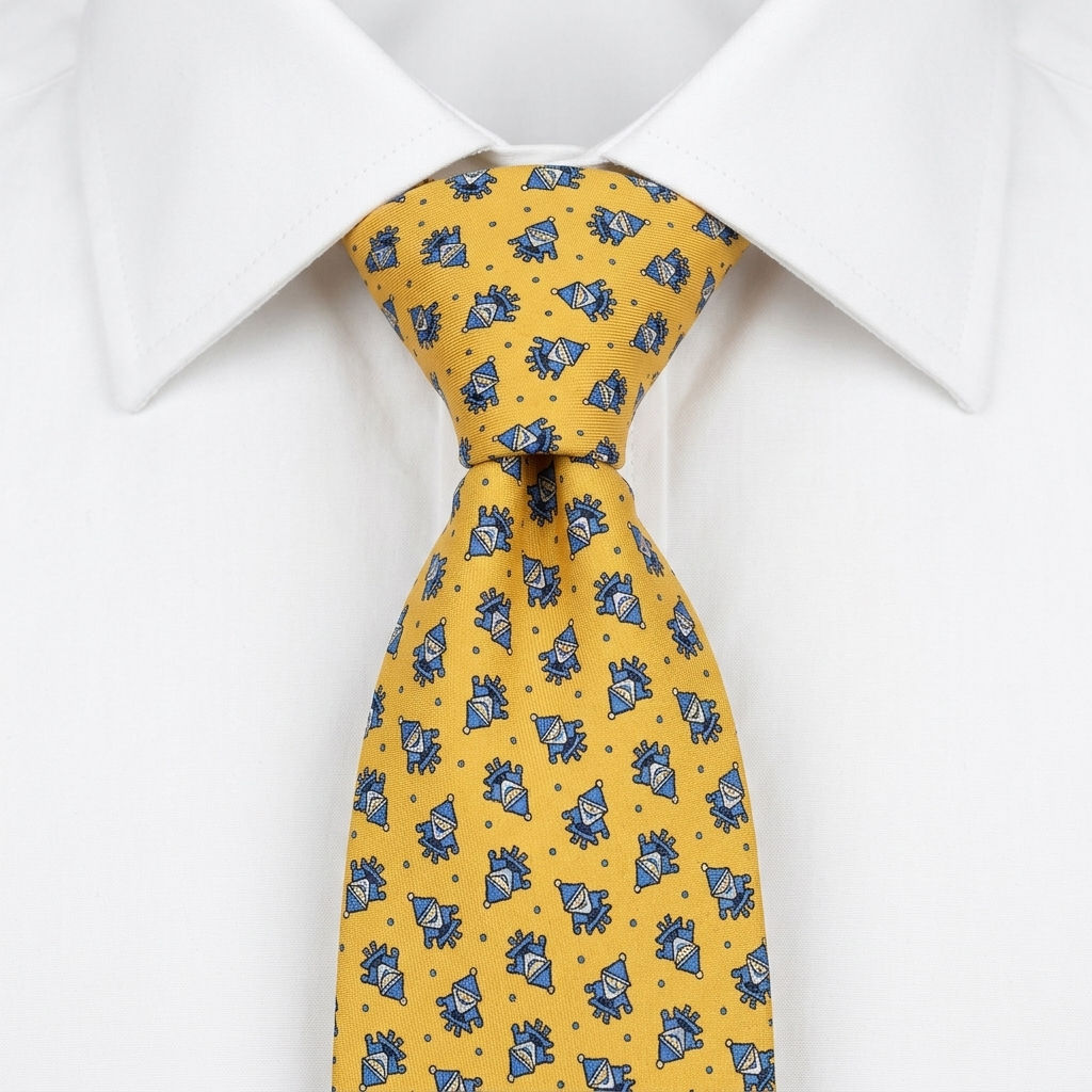 Seregno Corbata Pala Ancha estilo camisa